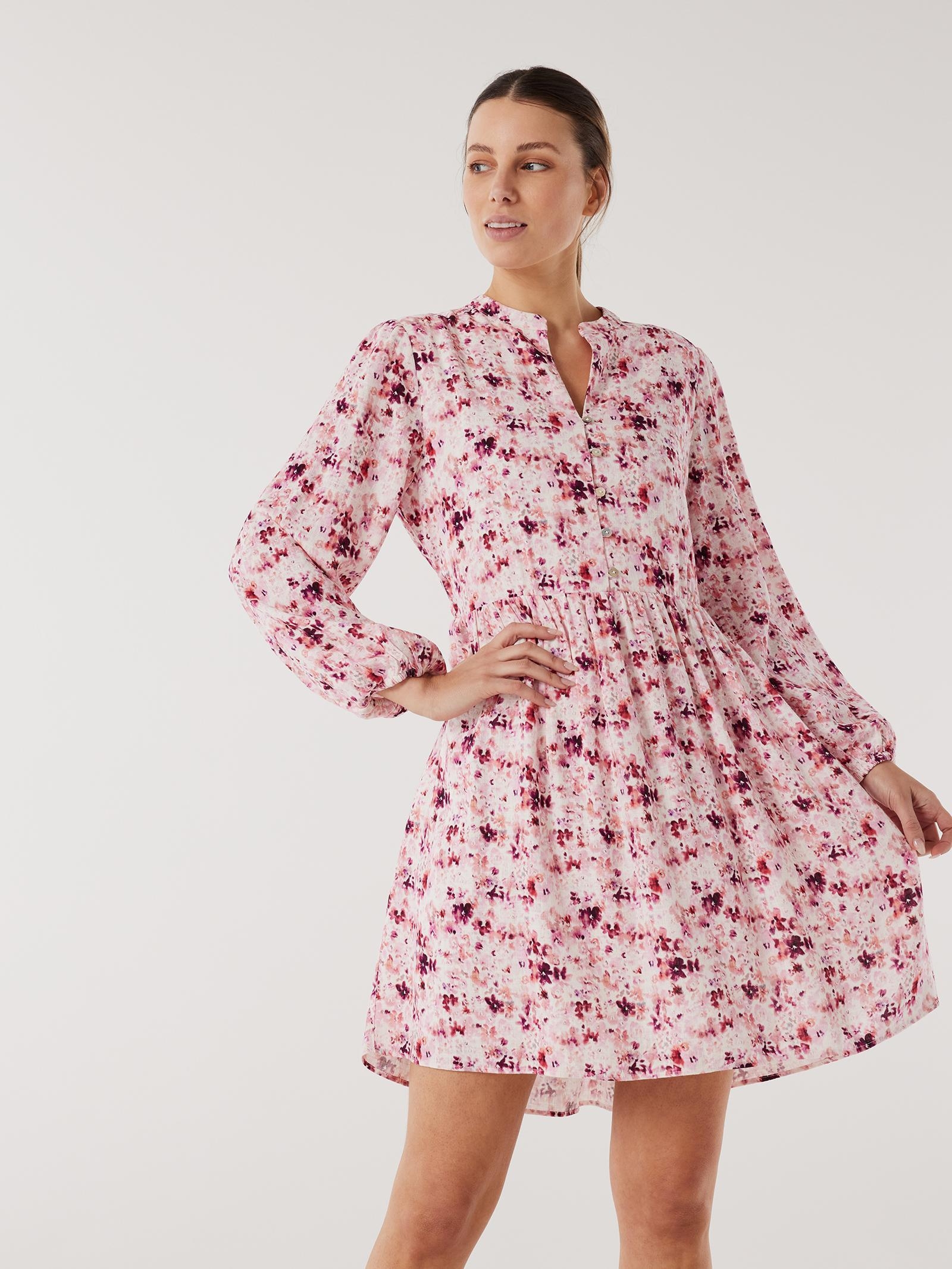 Rubia Button Front Dress Jeanswest