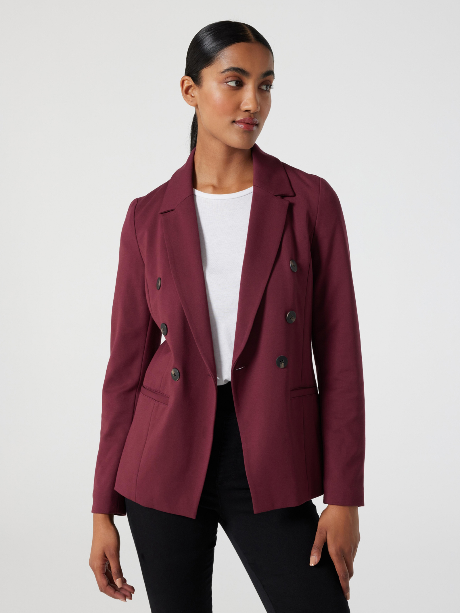 Women's on sale ponte blazer