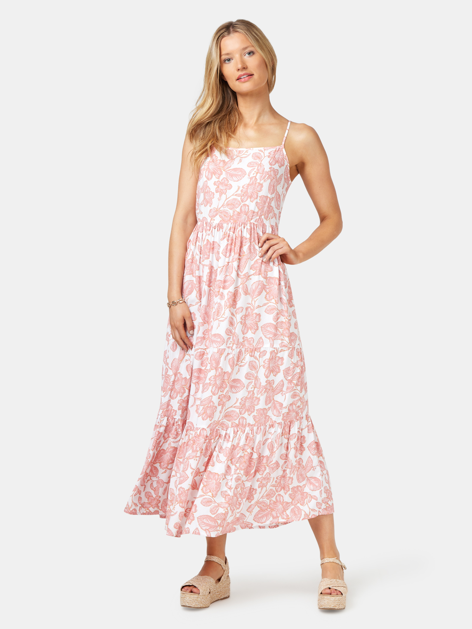 Buy Nova Tiered Cami Dress - Print Online | Jeanswest