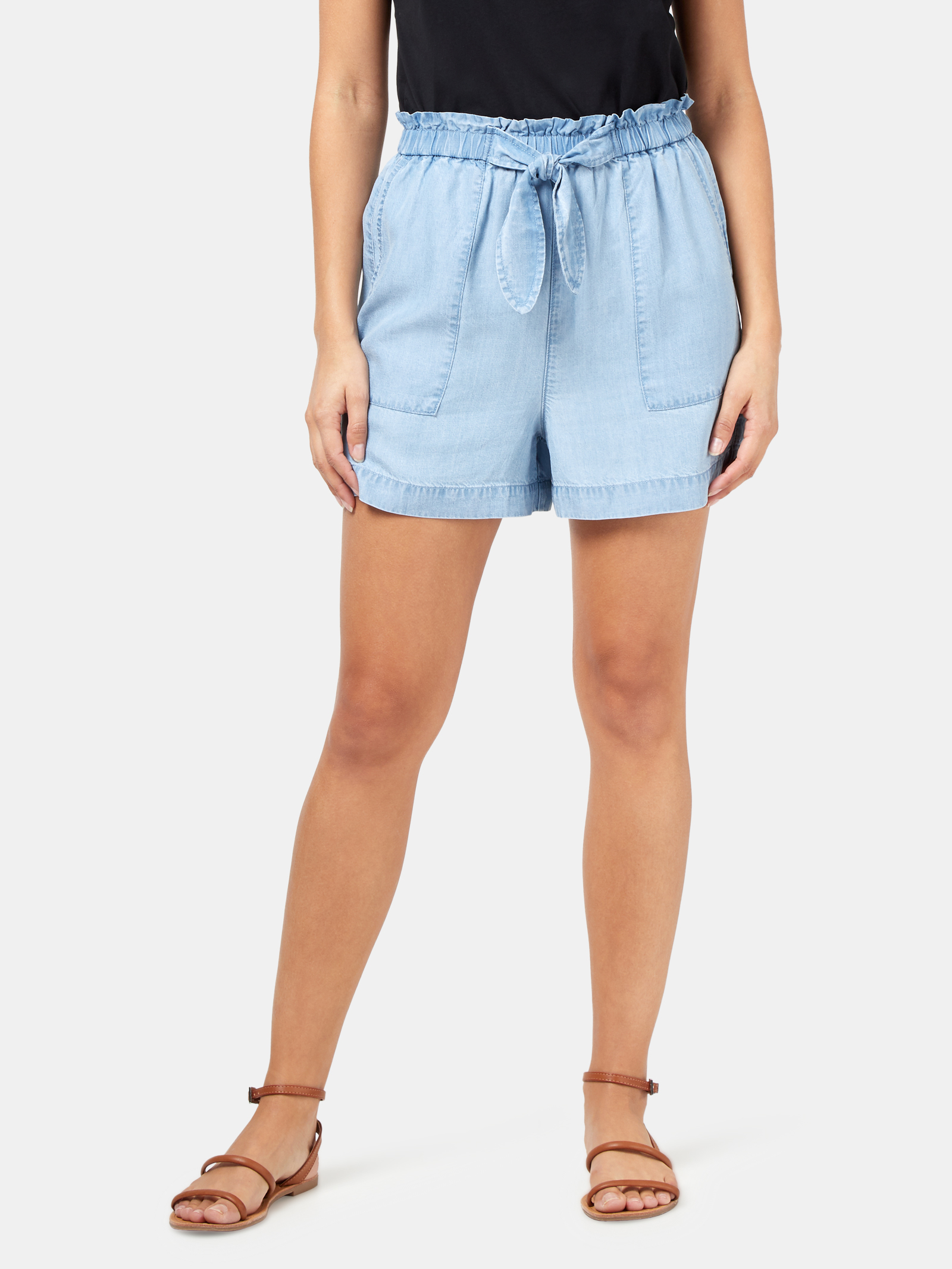 Chambray sales shorts womens