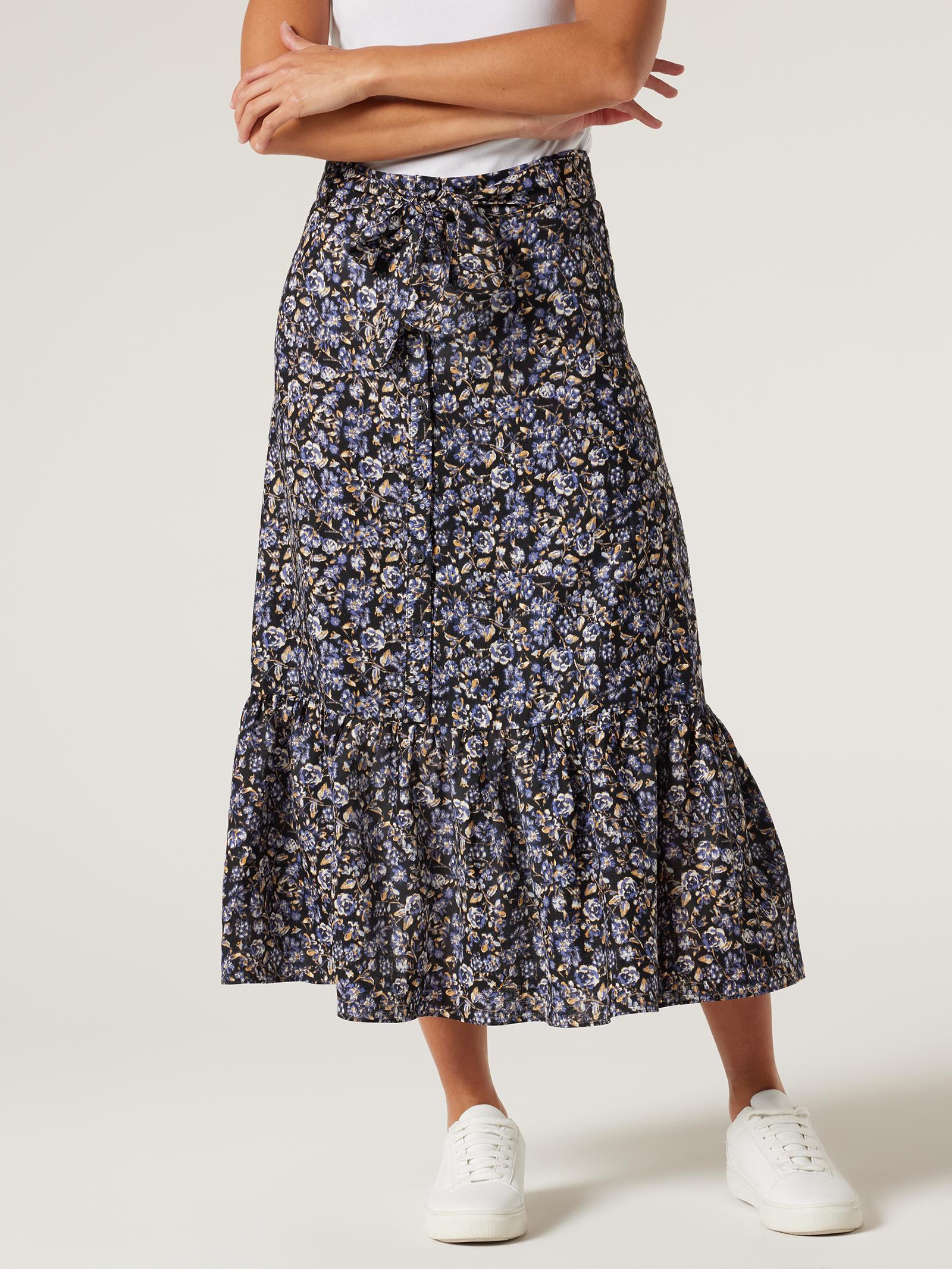 Juliette Button Front Skirt Jeanswest