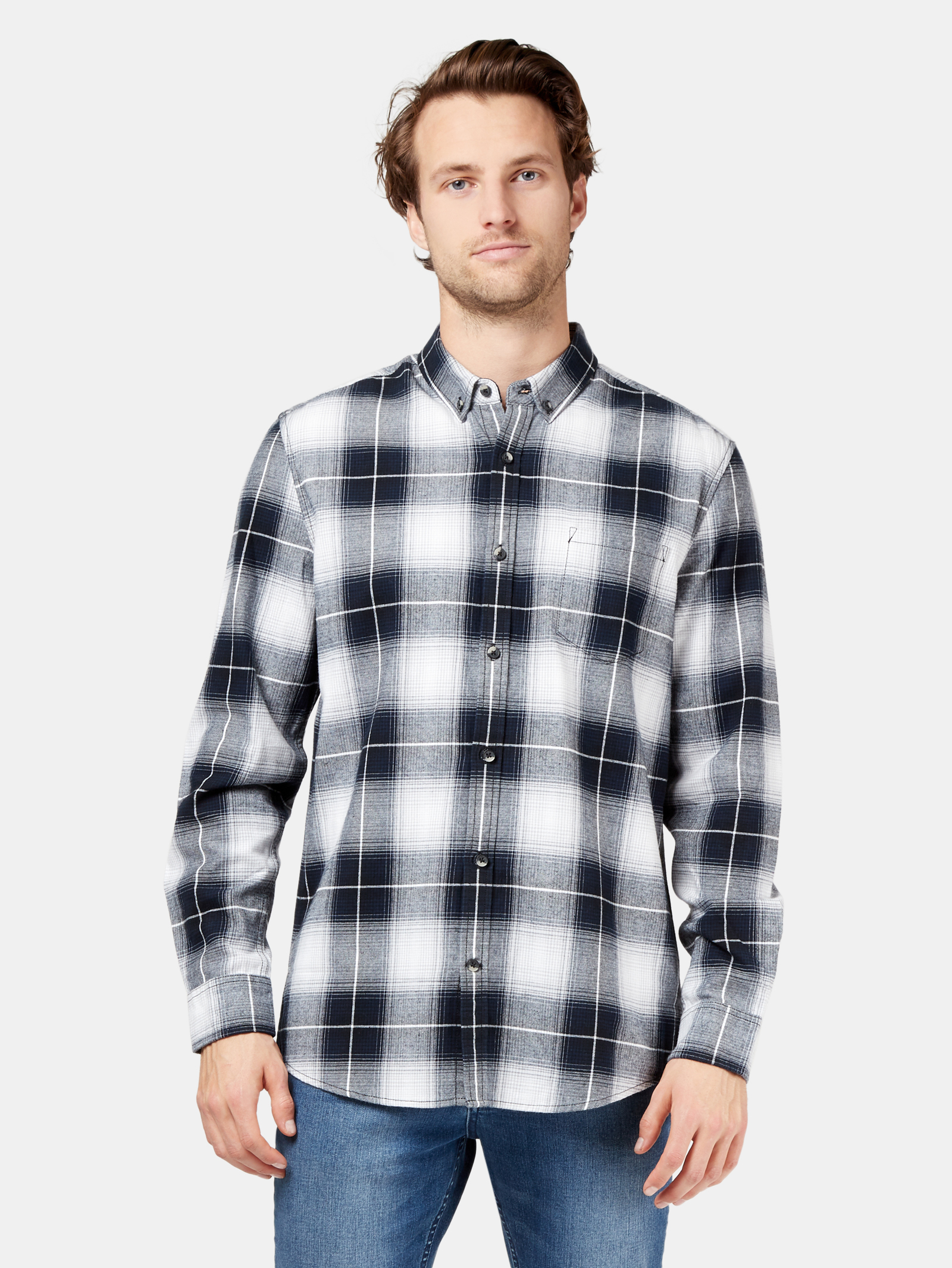 Xander Long Sleeve Check Shirt | Jeanswest