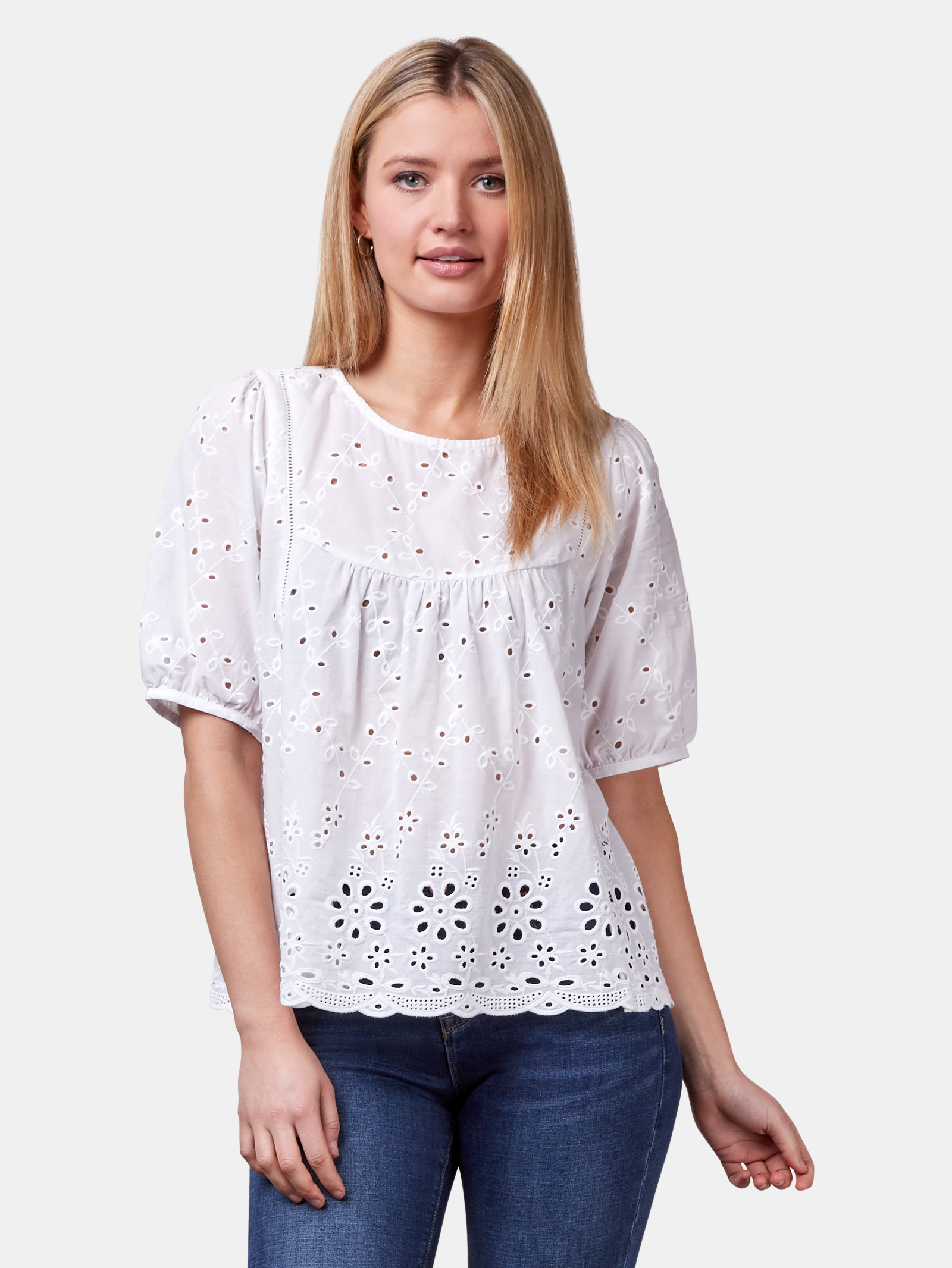 Andie Broderie Top | Jeanswest