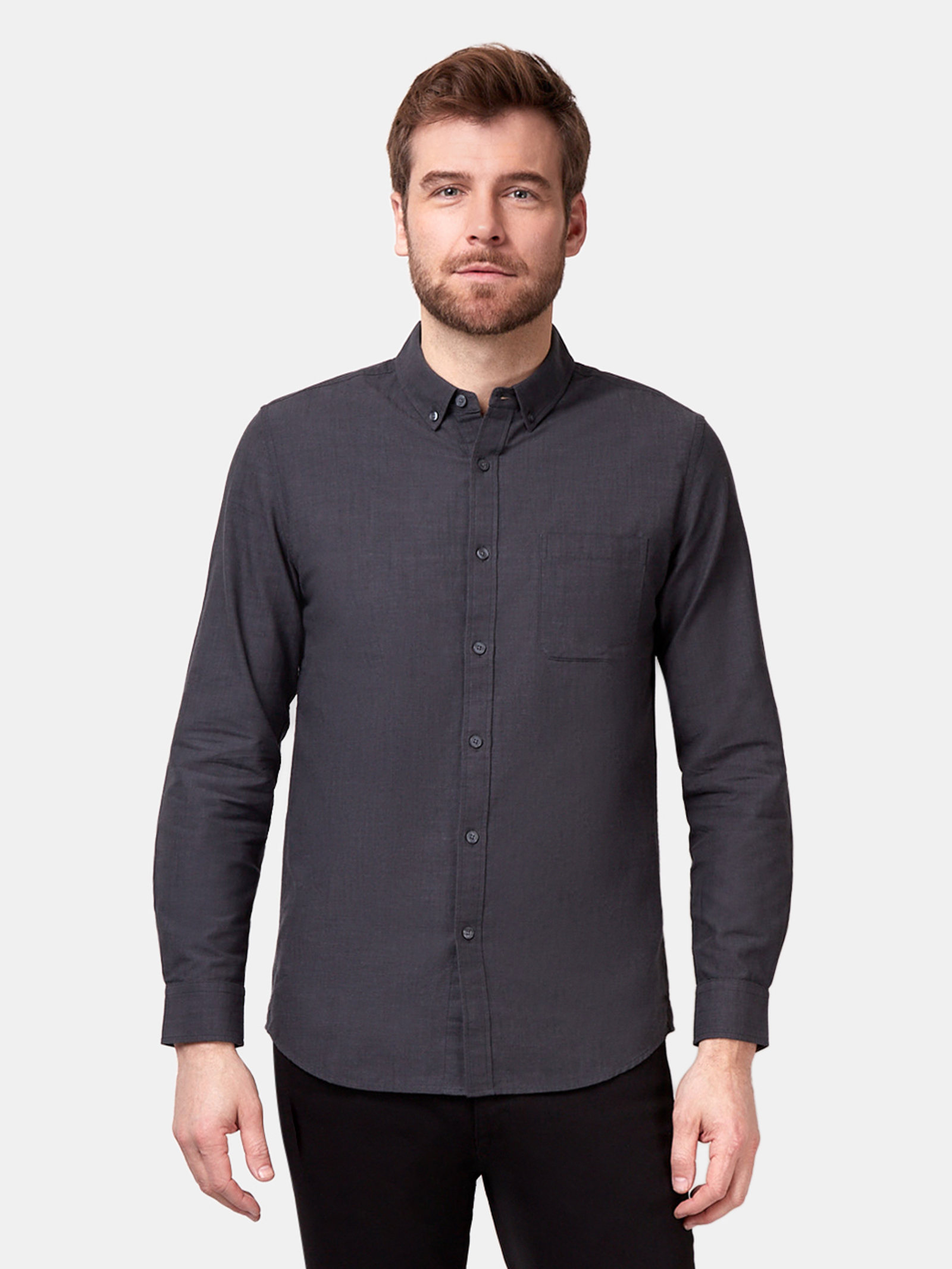 Bennett Long Sleeve Textured Shirt | Jeanswest