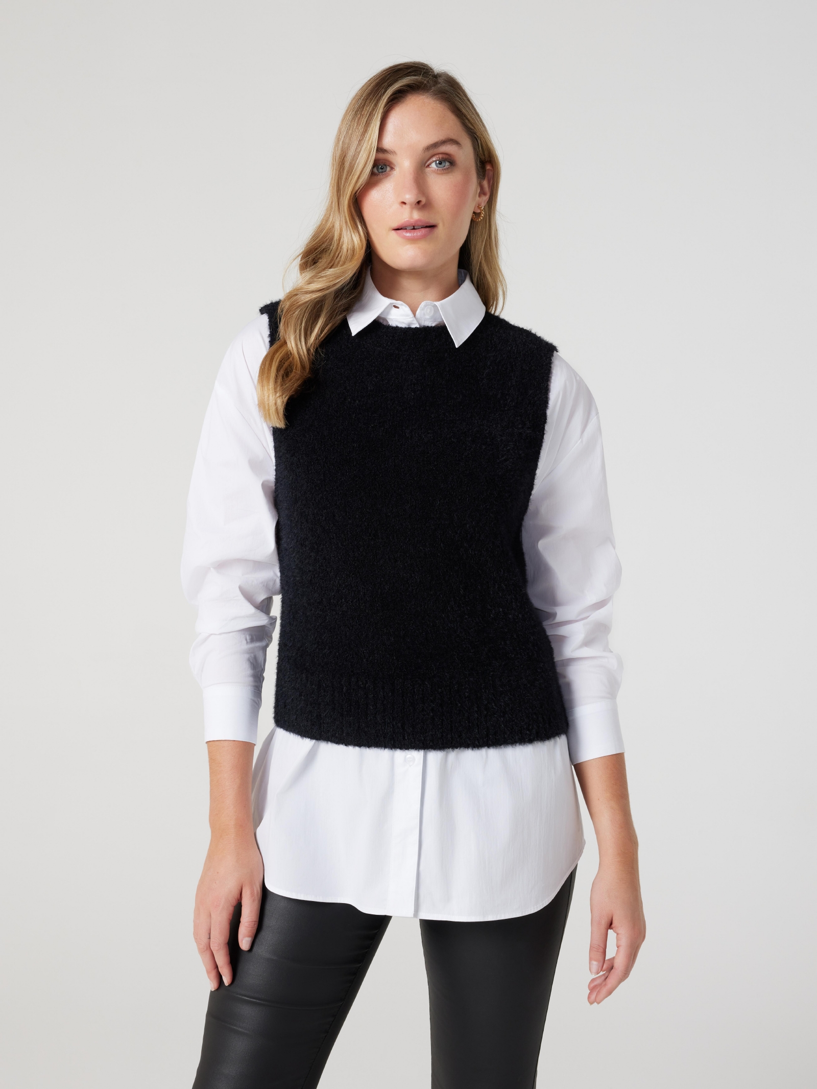 High neck sales vest women's