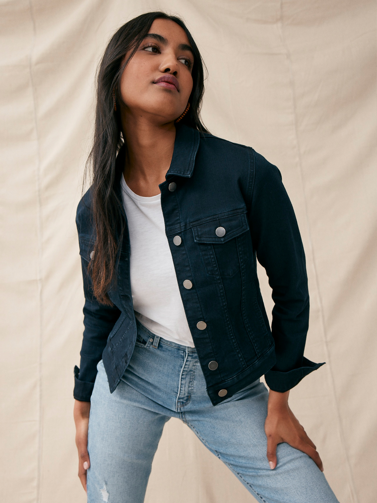 Classic Stretch Denim Jacket | Jeanswest