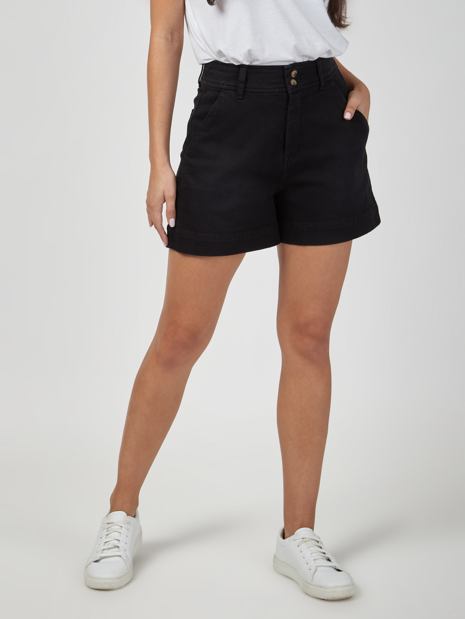 Georgia Tummy Trimmer Denim Short Jeanswest