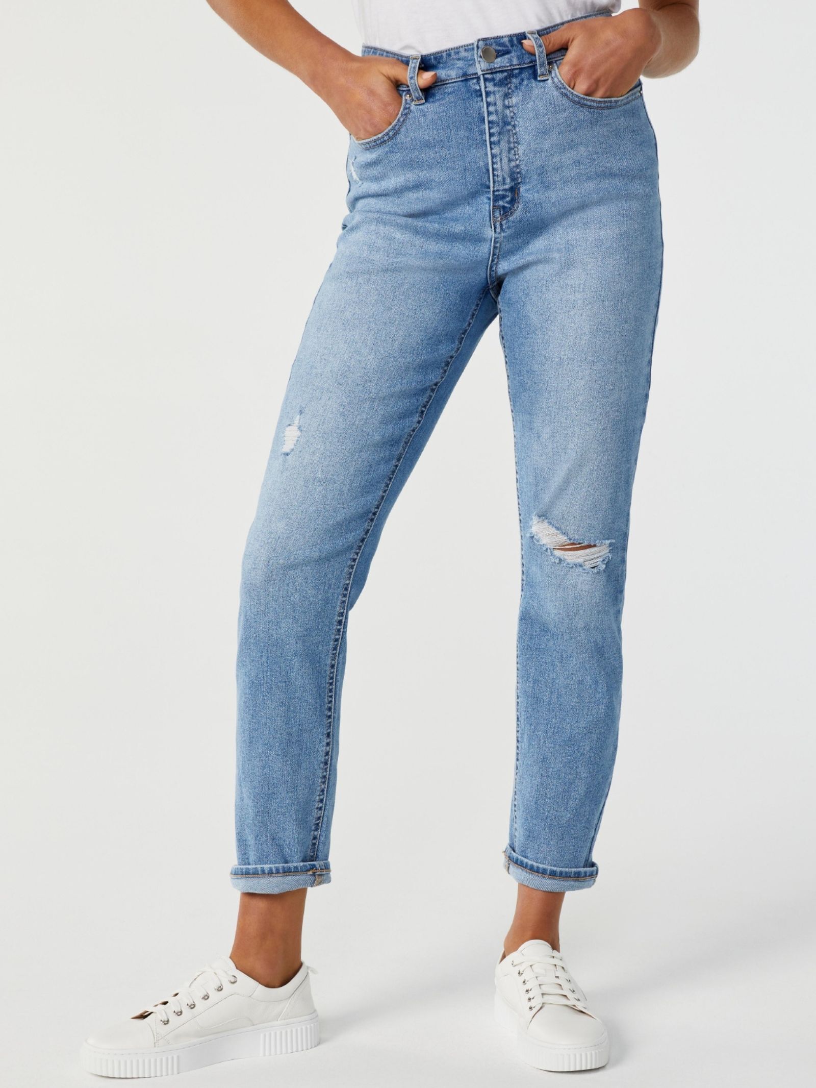 Brooke High Waisted Tapered Crop Jeans Jeanswest Australia