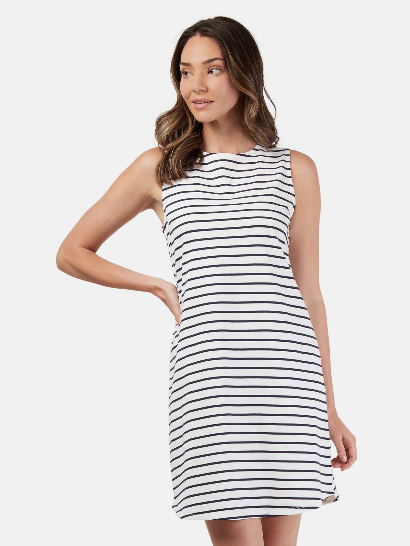Sleeveless jersey on sale dress