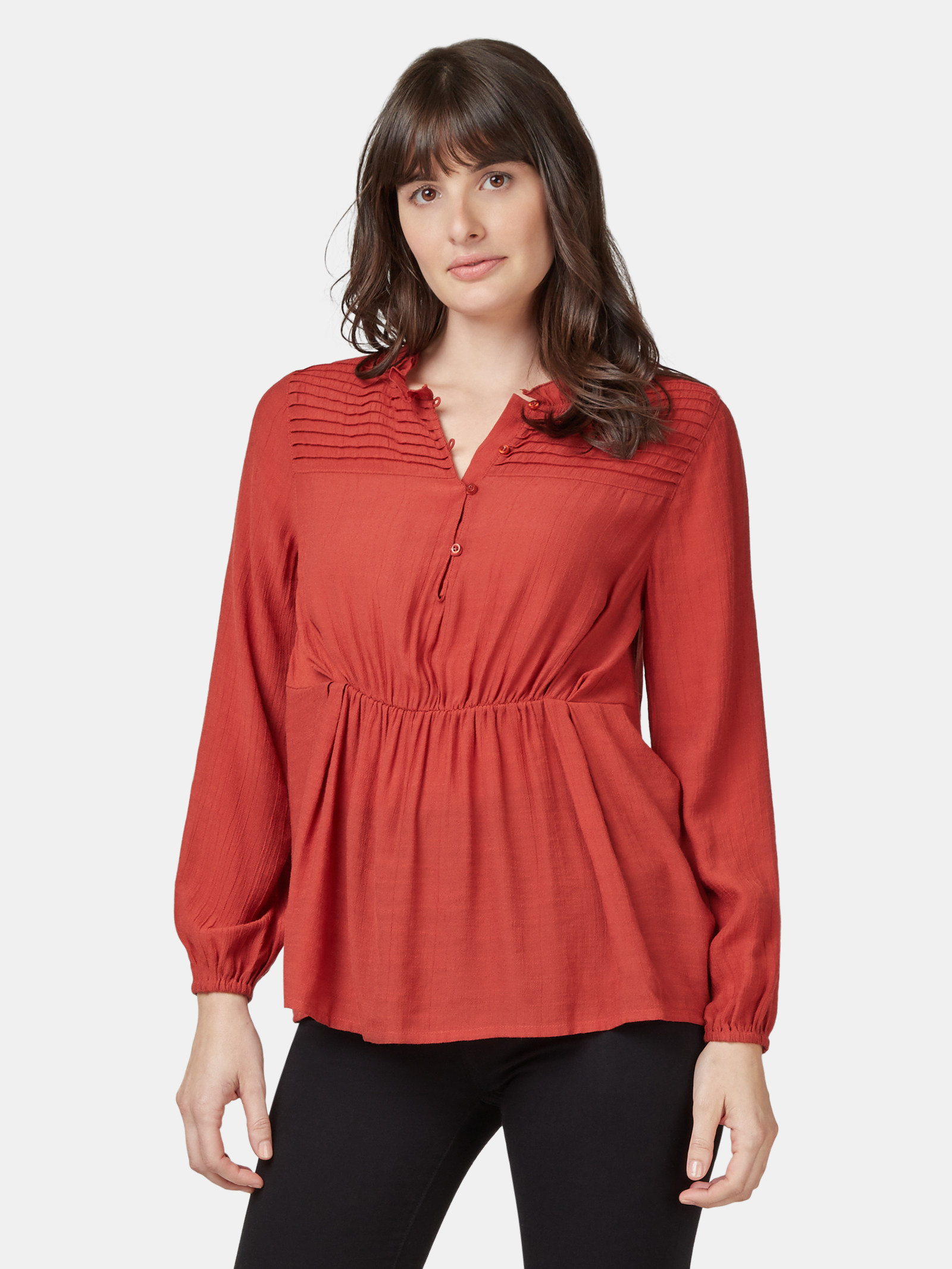 Peplum hem top sales