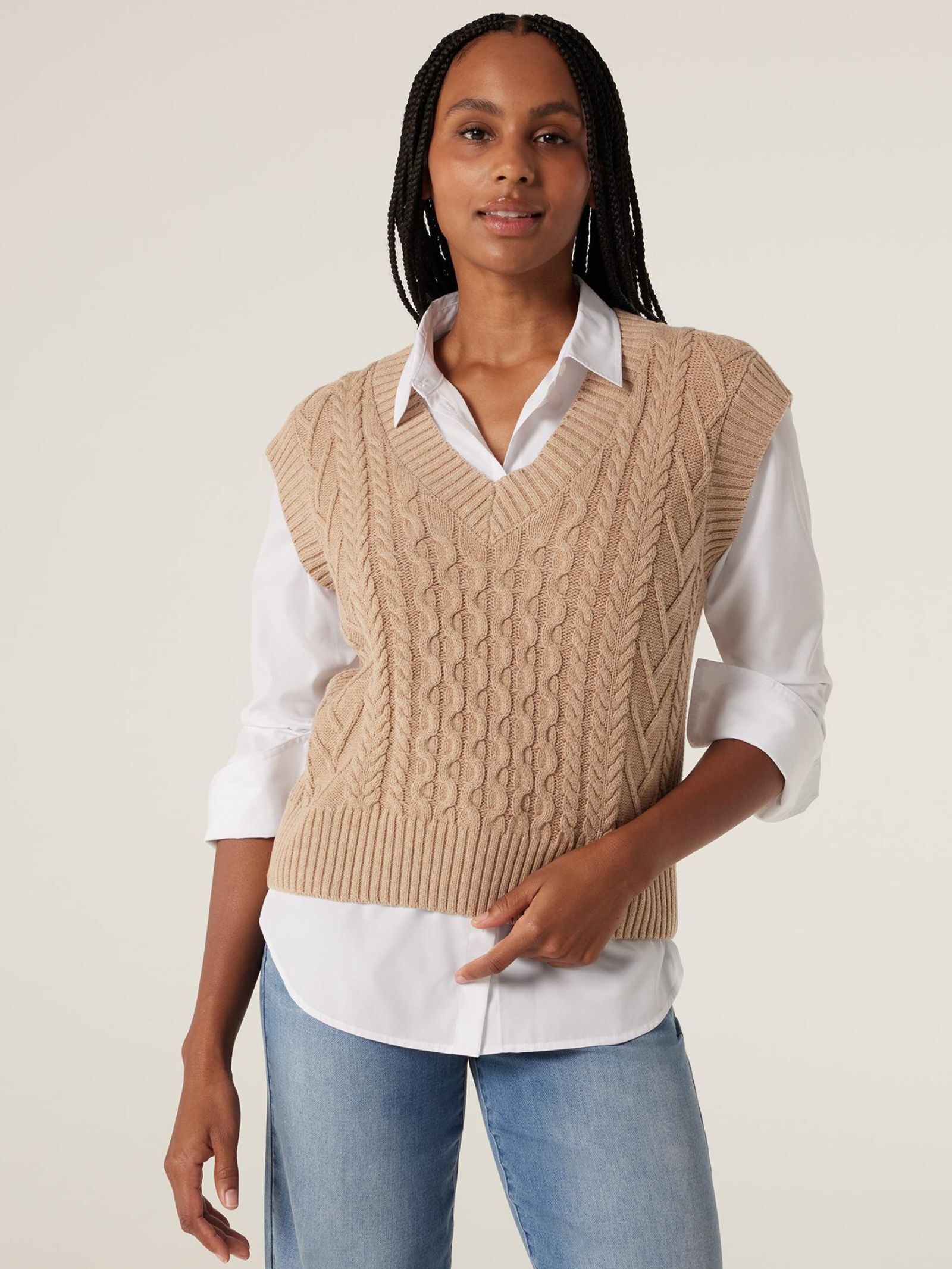 Isadora Cable Vest Jeanswest